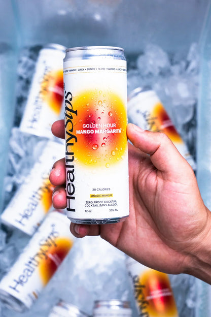 HealthySips - Golden Hour Mango Margarita